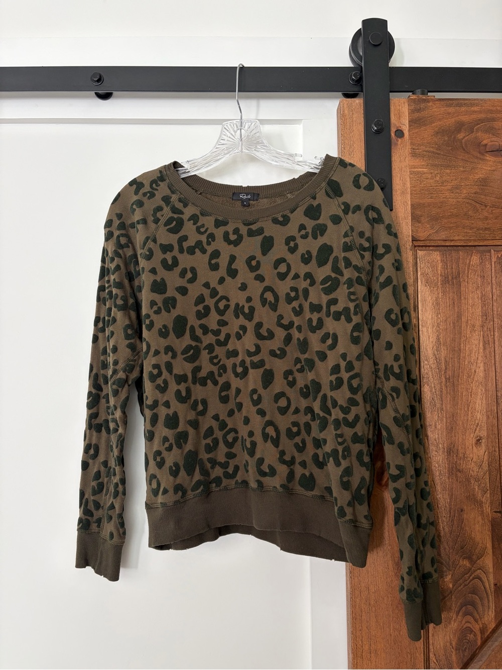 rails leopard print sweater
